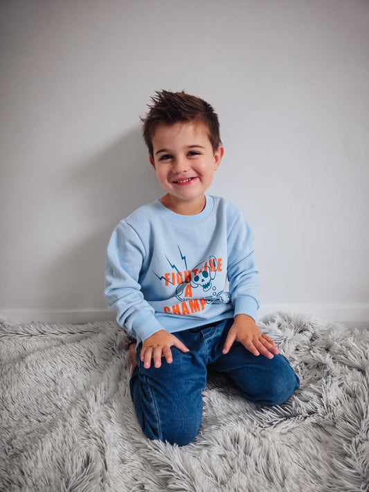 Boxing Boys Blue Sweat