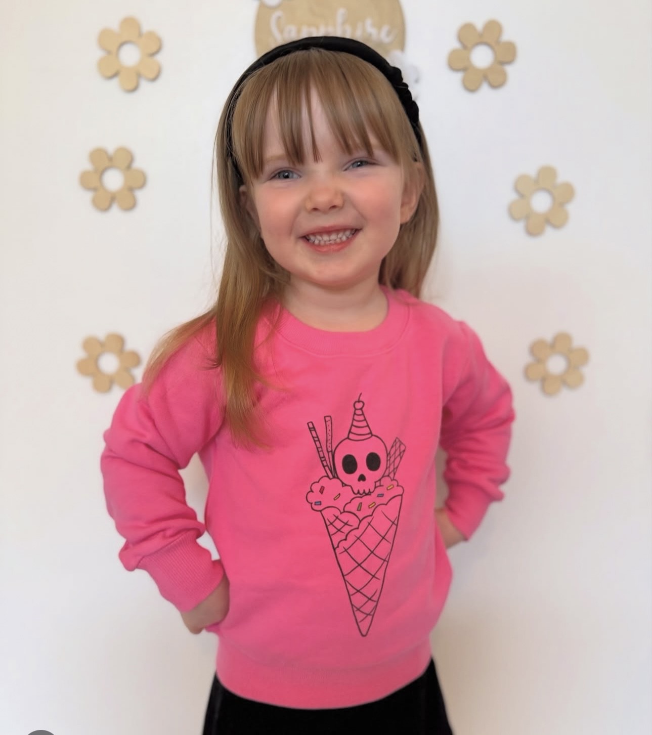 Girls Pink Sweater