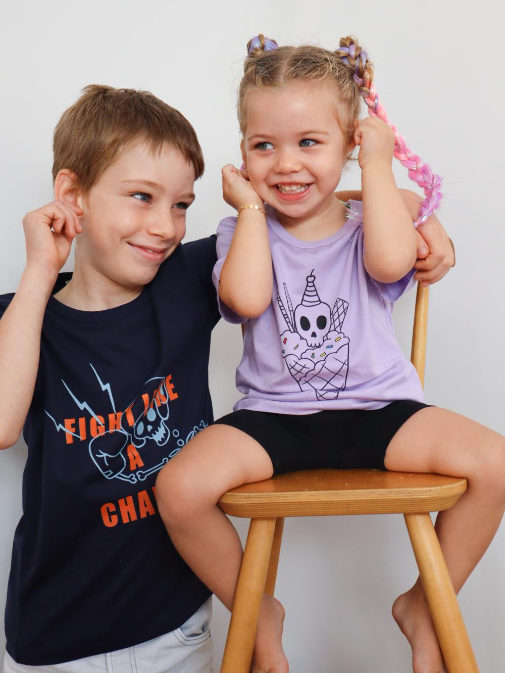 Purple Girls Sweet Cone T shirt