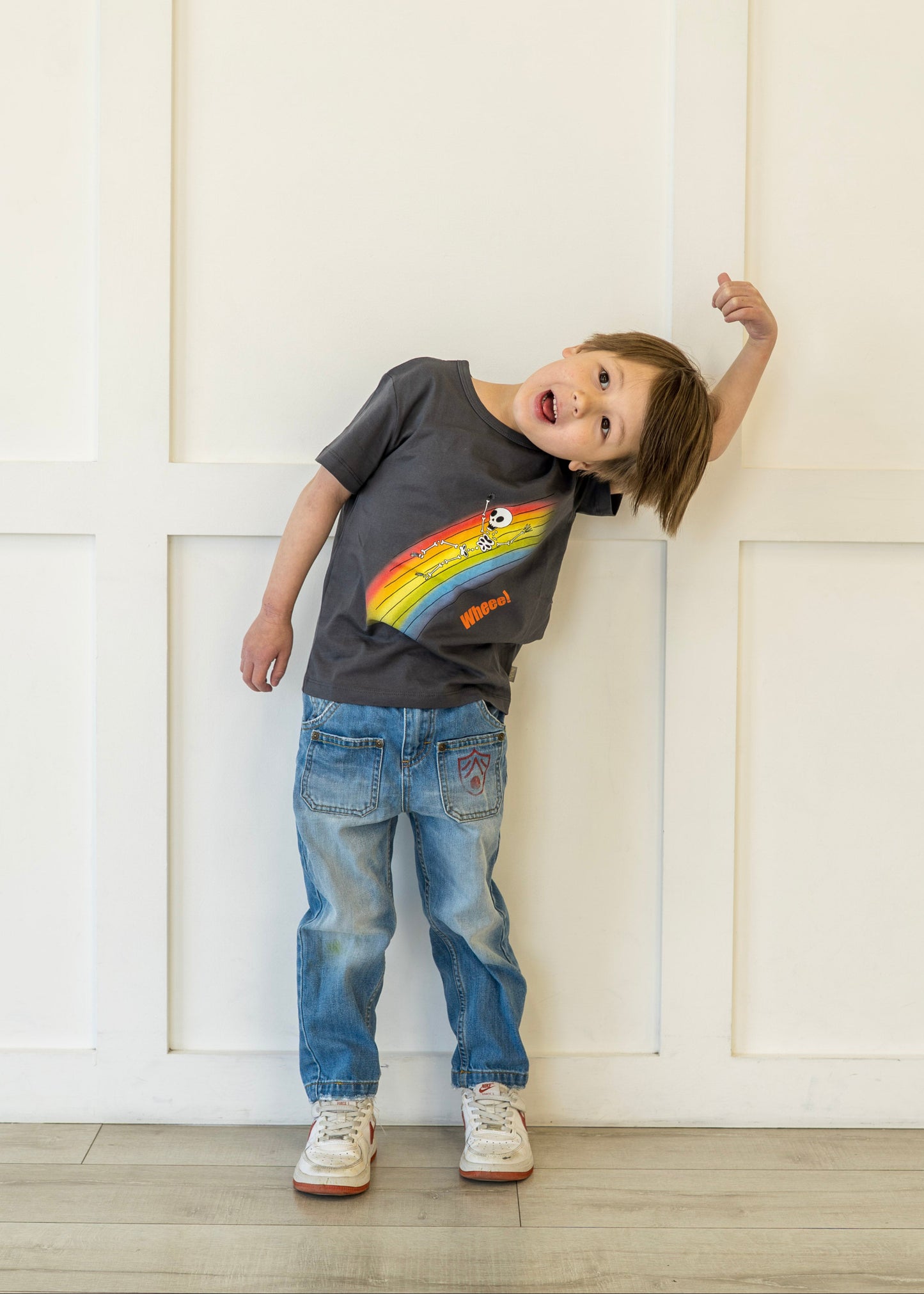 Boys Rainbow Fun Prints T shirt