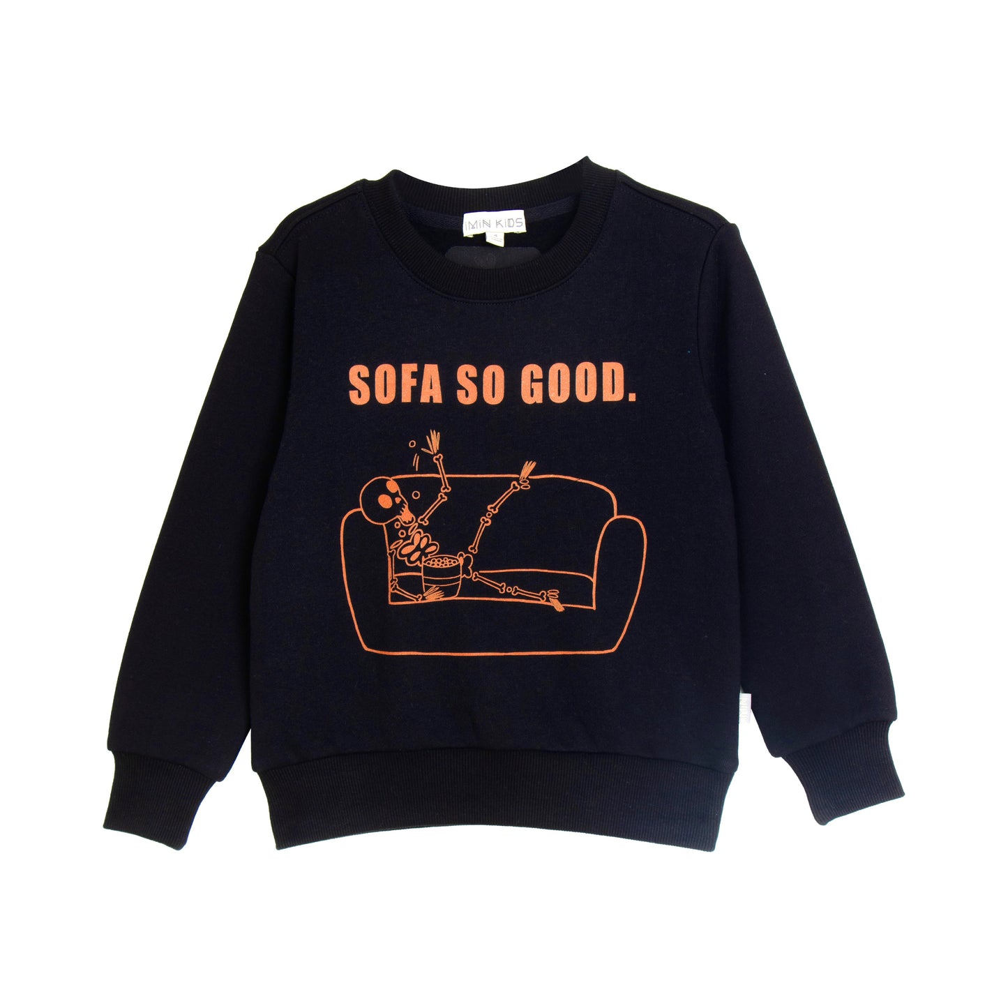 iMiN Kids Skull Love Sofa So Good Sweatshirt Classic Black
