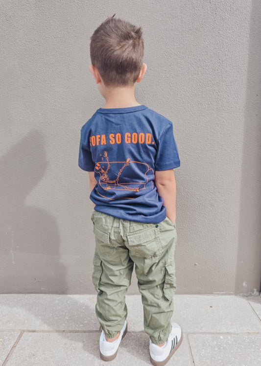 iMiN Kids Sofa So Good Navy T-shirt