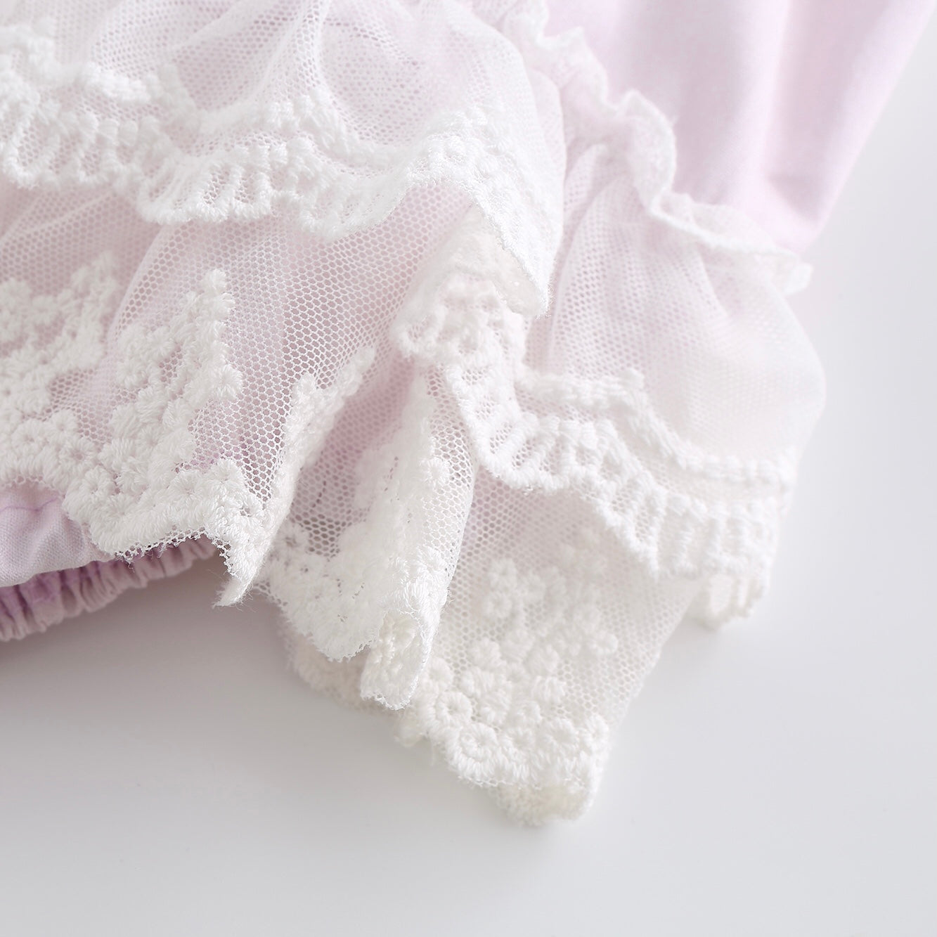 Babies Organic Cotton Lace Romper Pink Rainbow Heart Baby Clothes David Jones
