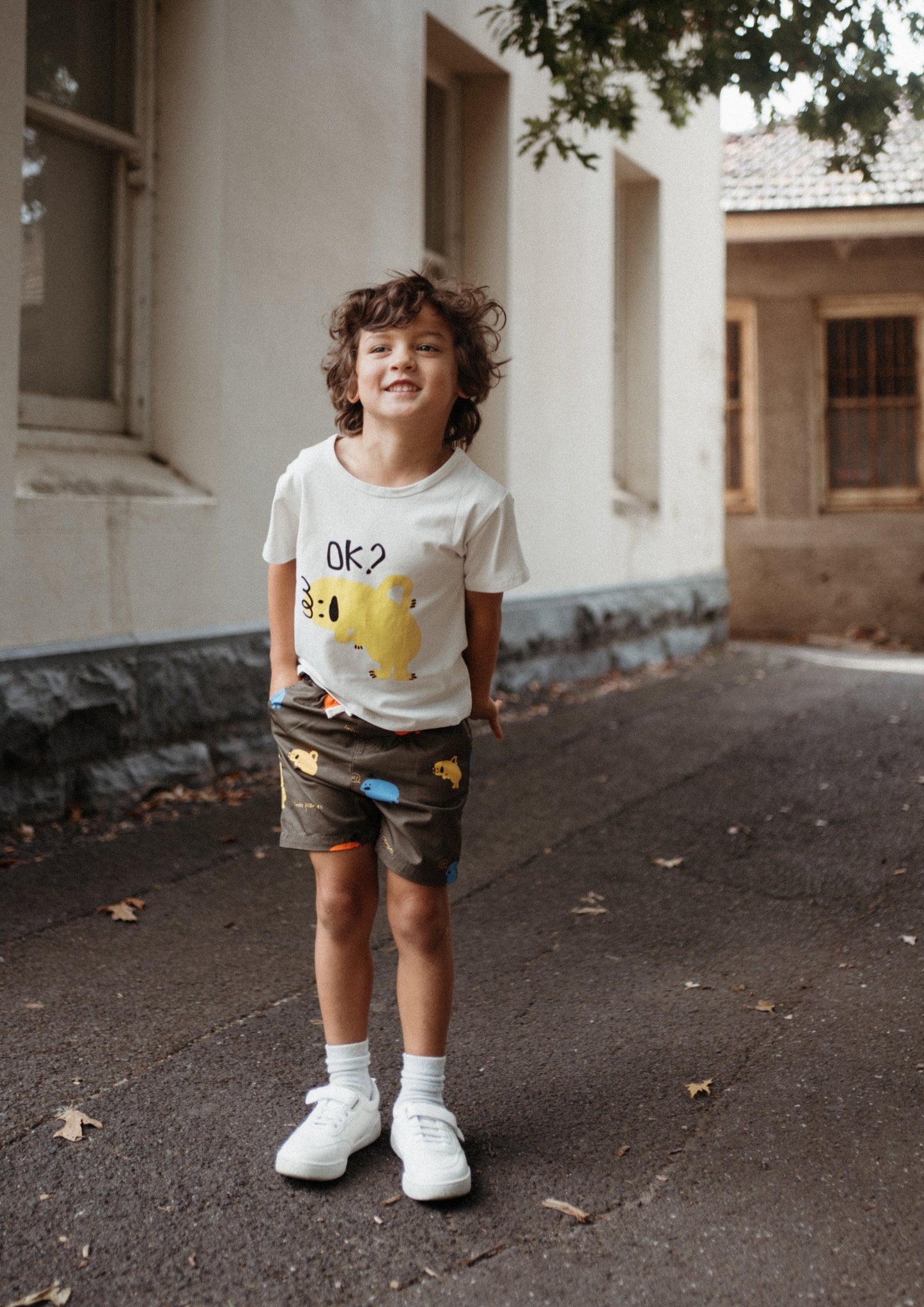 iMiN Kids Boys Summer Fun T-shirt Grey Monster Friends