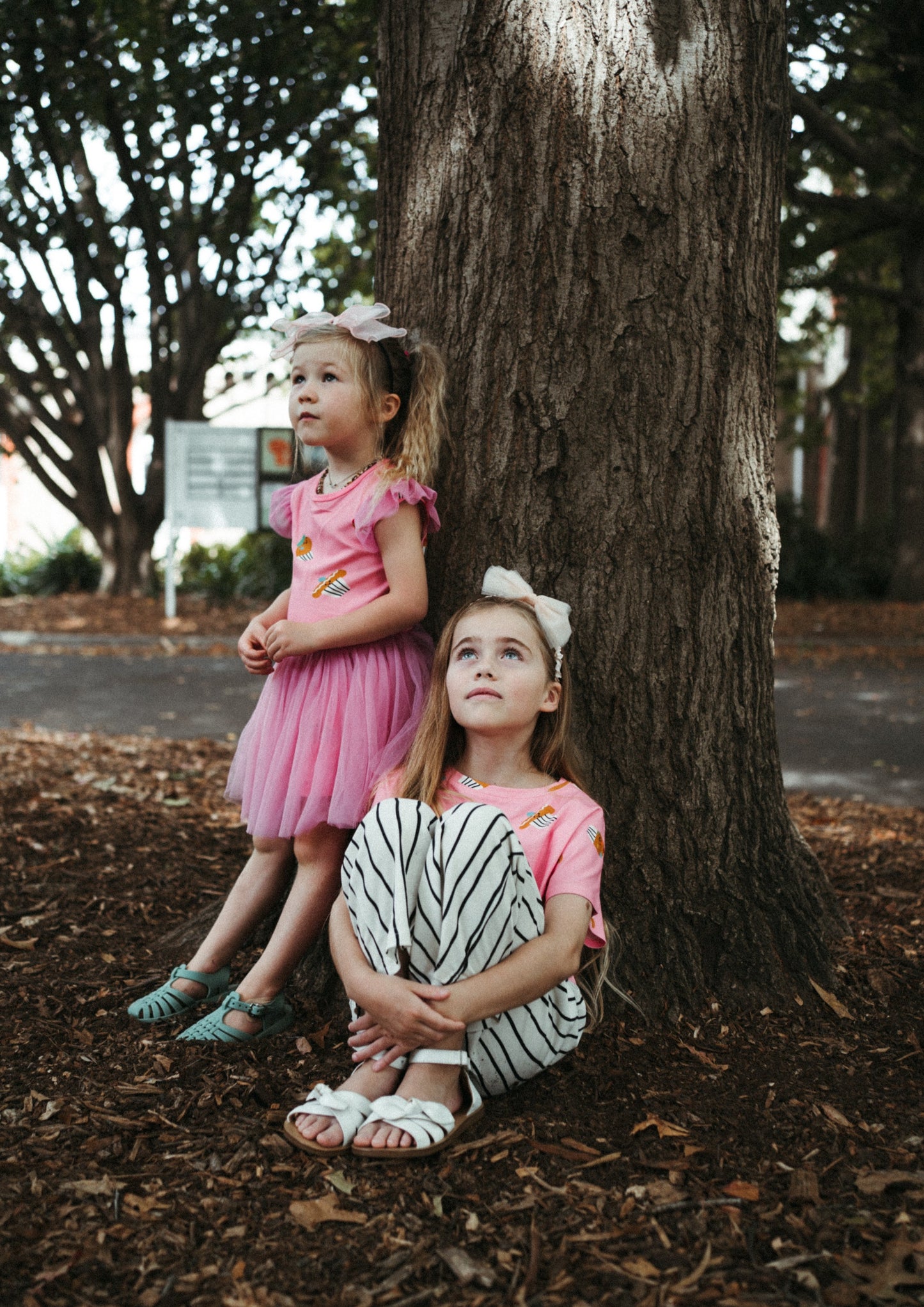 iMiN Kids Cropped T-shirt Pink Little Cupcake Friends