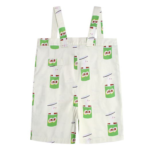 iMiN Kids Green Llama Jumpsuit