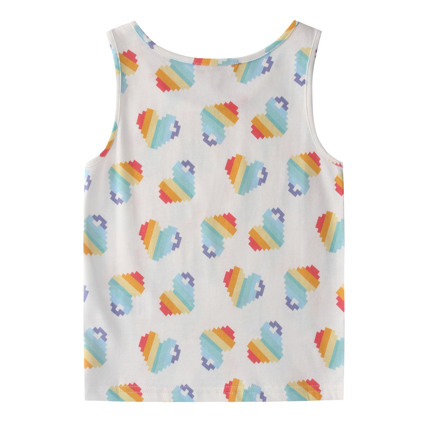 iMiN Kids Cotton Rainbow Heart T-shirt