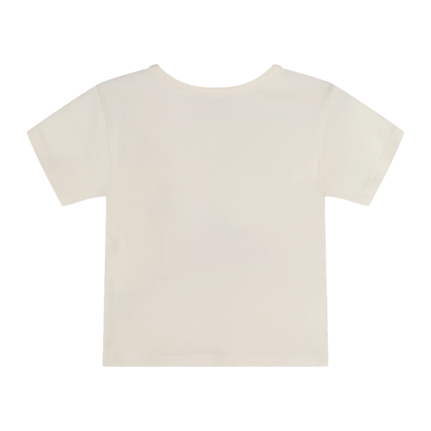 iMiN Kids Short Sleeve T-shirt Beige Boom Tomato