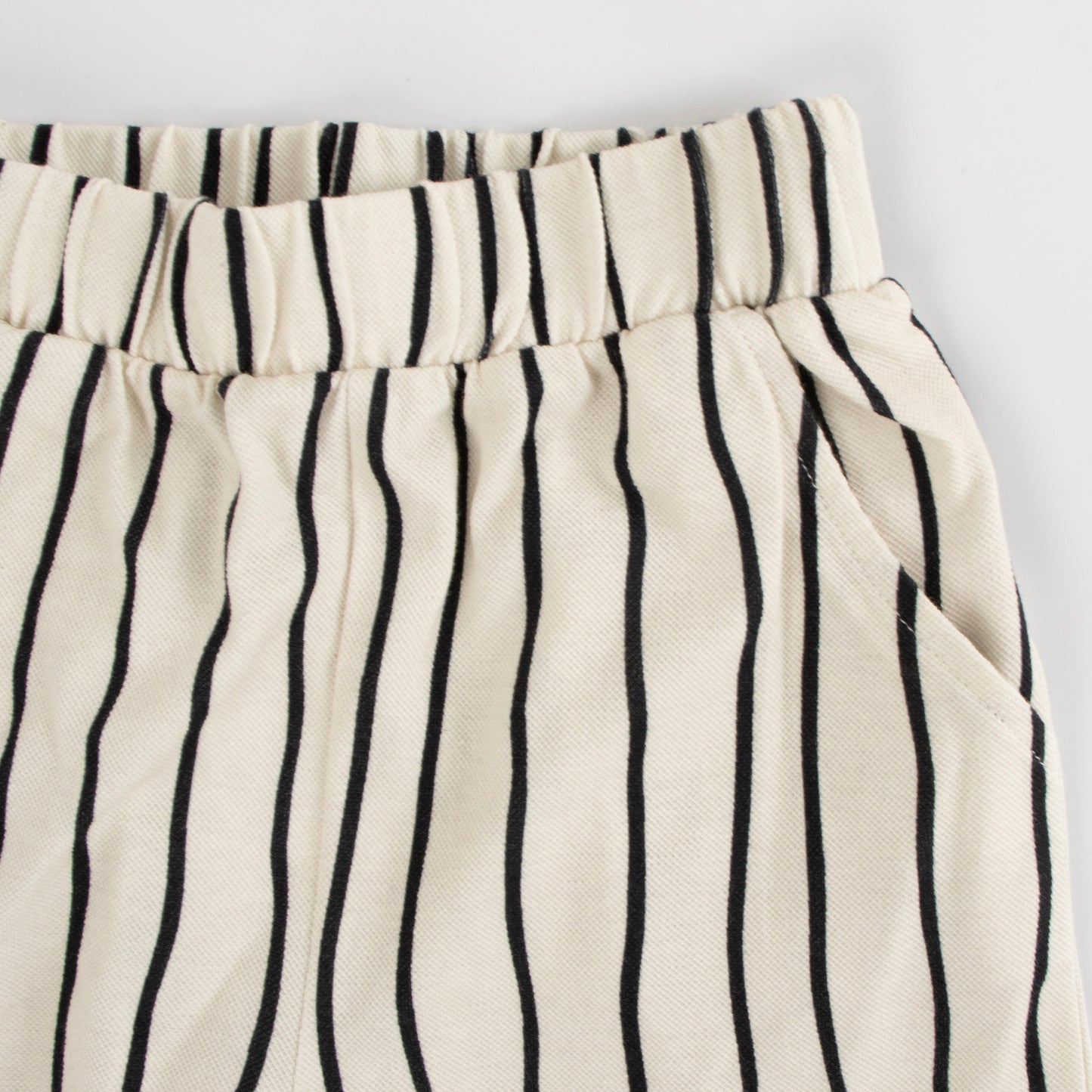 iMiN Kids Wide Leg Cotton Pants Vertical Striped