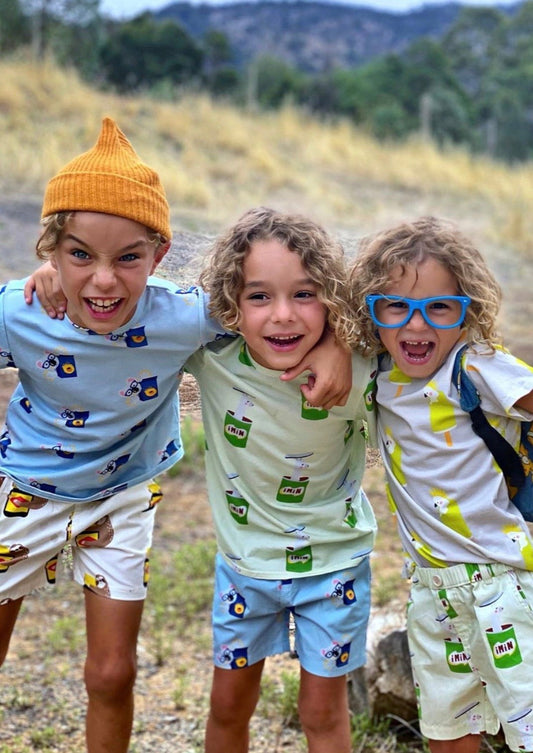 iMiN Kids Boys Summer Blue Shorts