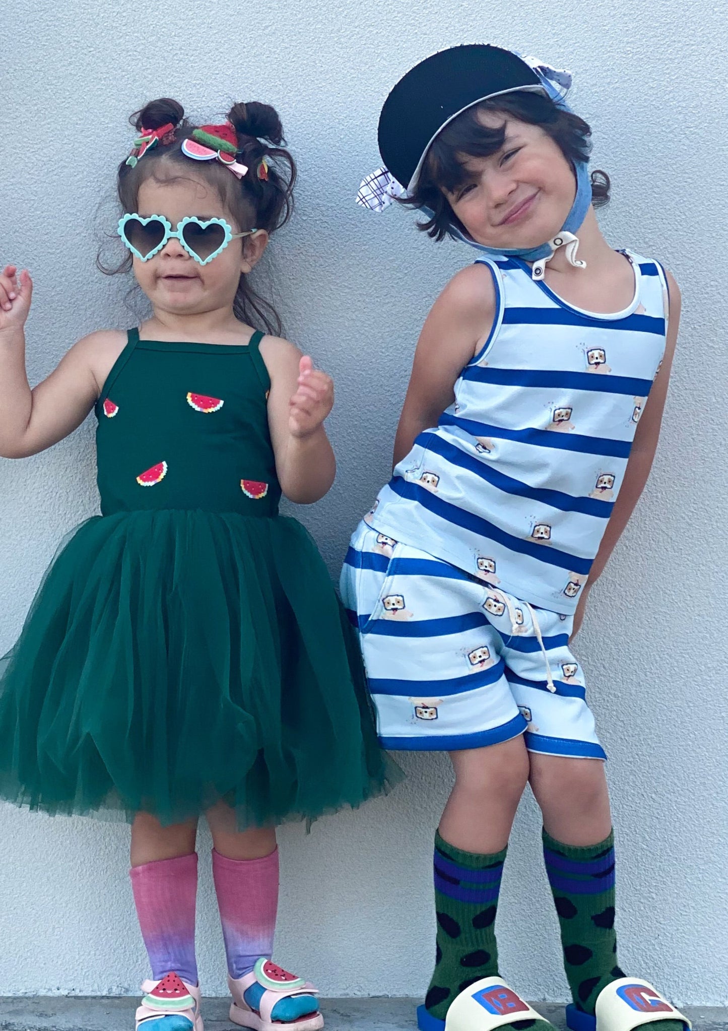 iMiN Kids Boys Cotton Shorts Blue