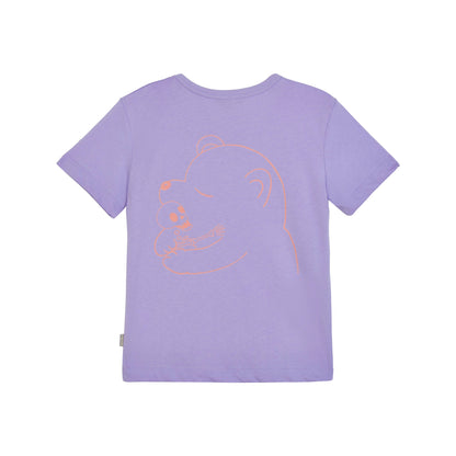 iMiN Kids Big Hug Skull T-Shirt Purple