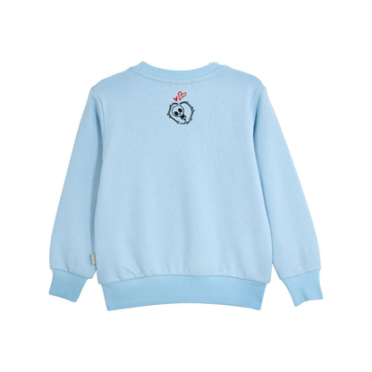 iMiN Kids Cotton Fleece Sweatshirt Blue