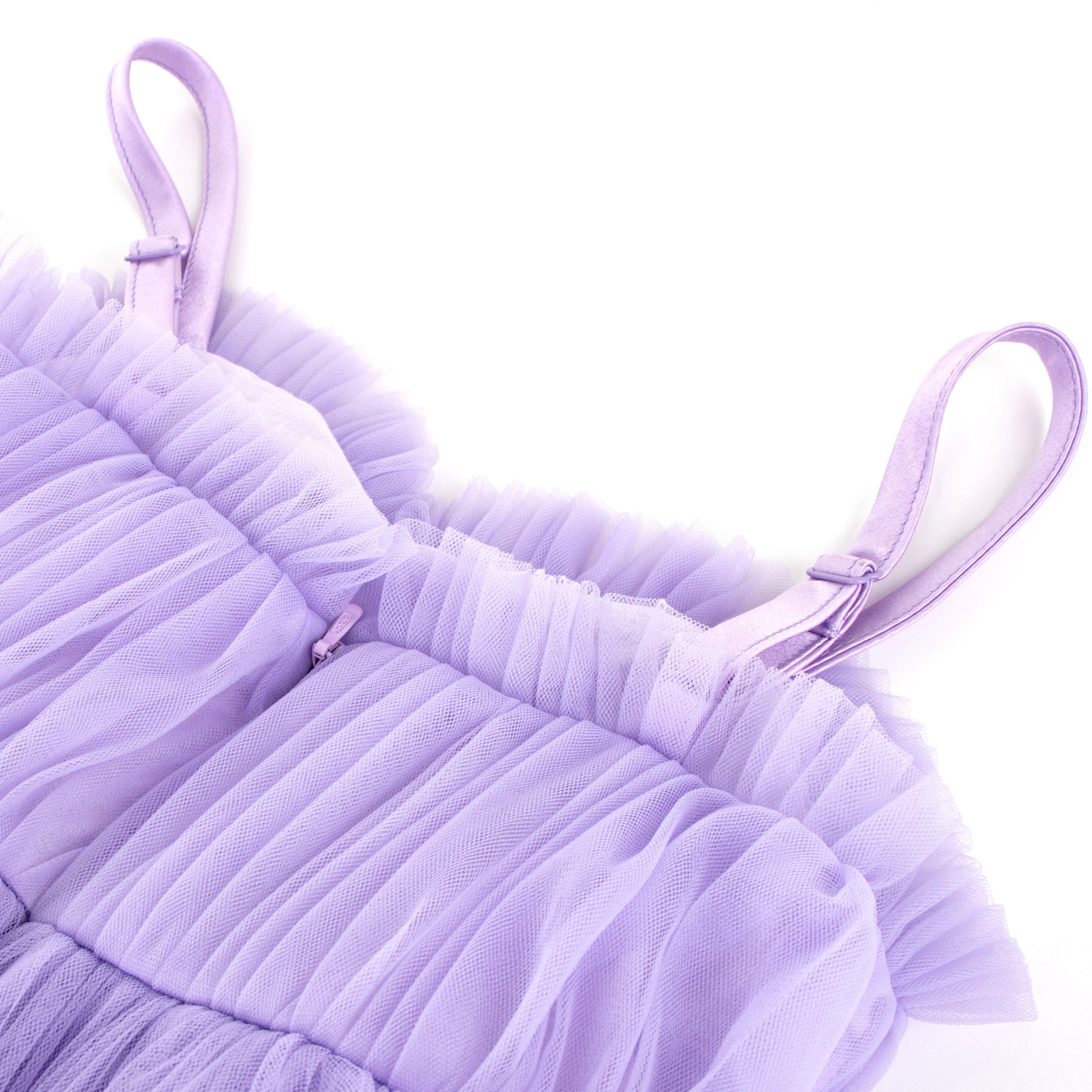 Girls Lavender Purple Tulle Dress