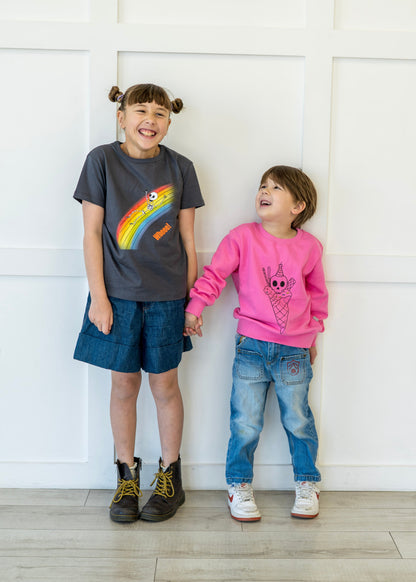 iMiN Kids Cute Skull Matching Clothing