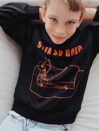 Boys Clothes Fun Prints Sweat Classic Black