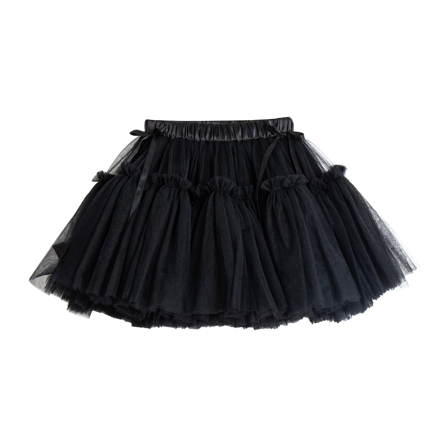 iMiN Kids Girls Black Tutu Skirt with Bows