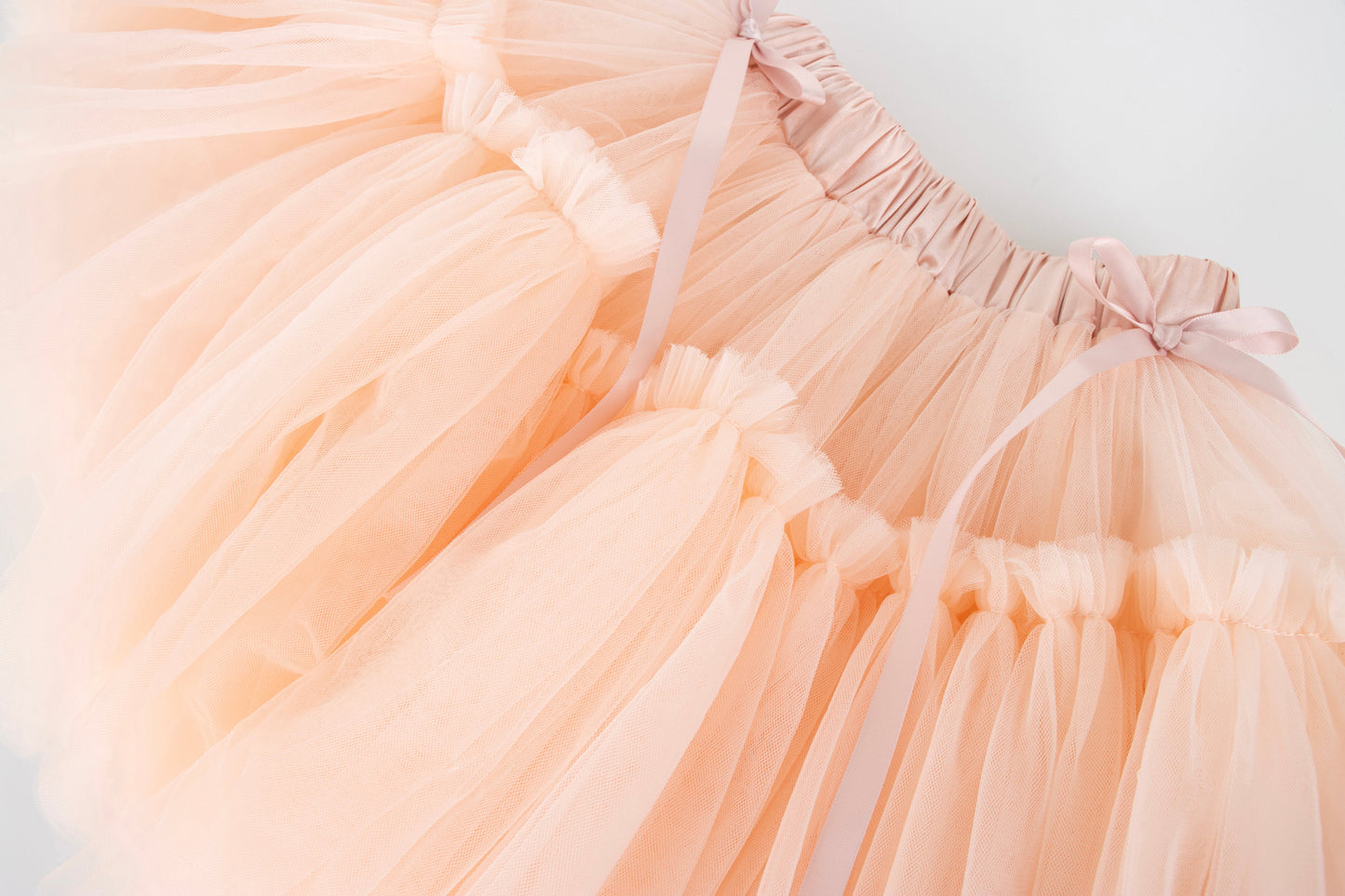Girls Bow Tutu Skirt Pink