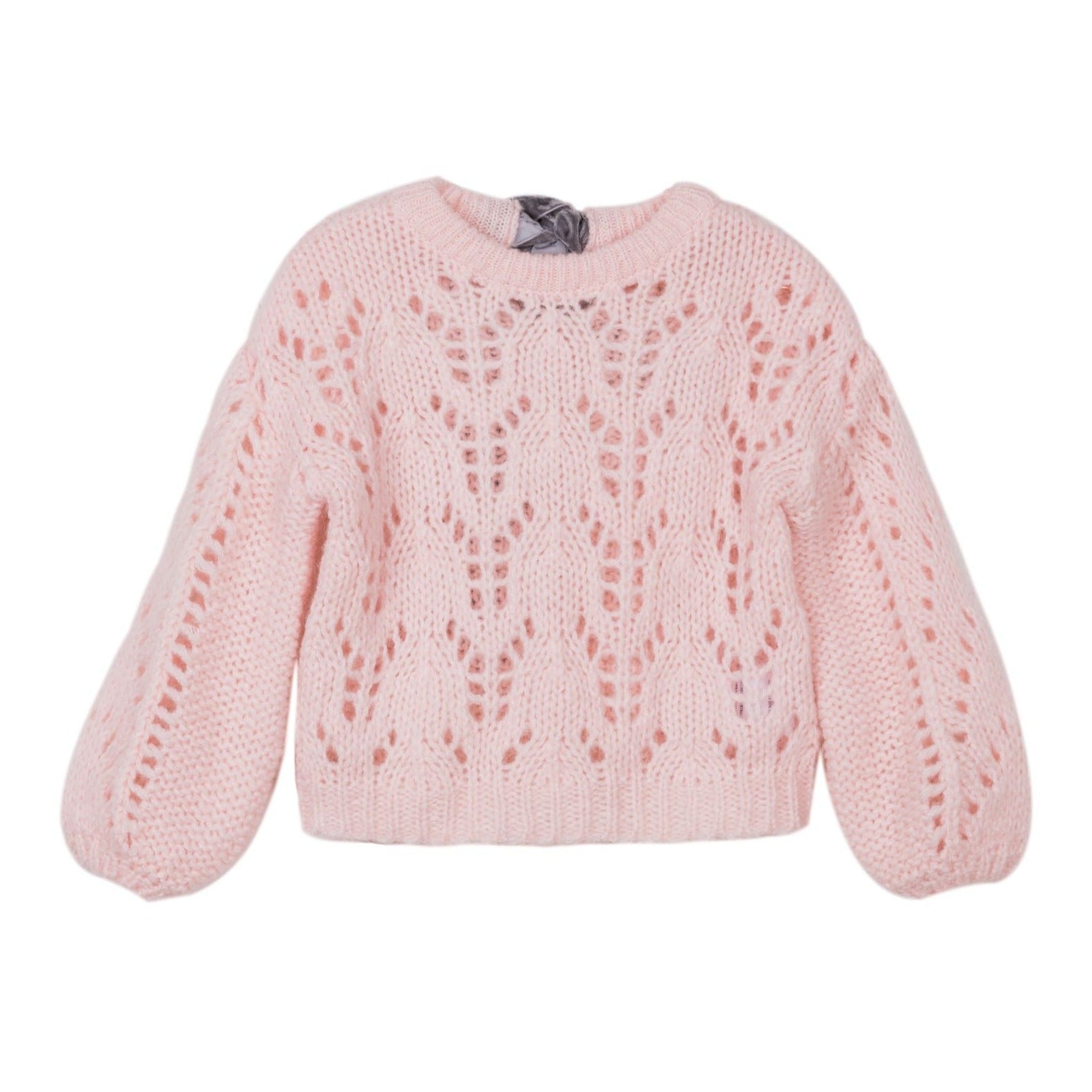iMiN Kids Girls Blush Pink Alpaca Sweater