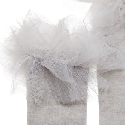 iMiN Kids Grey Tulle Socks