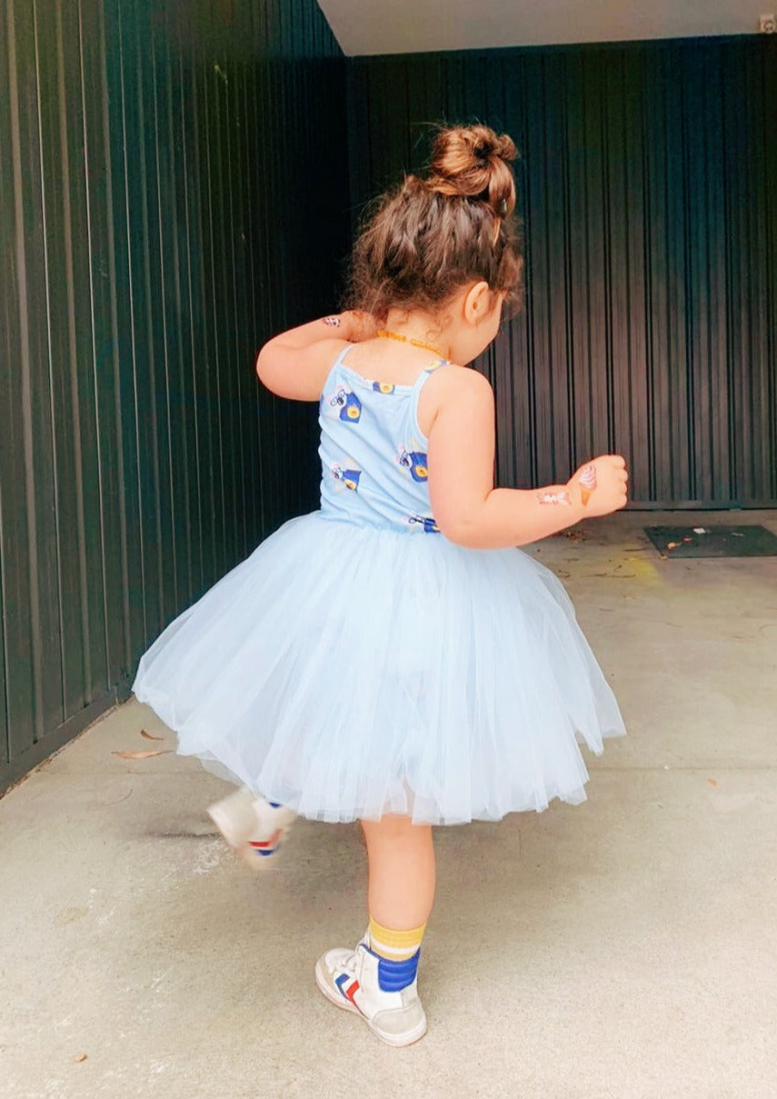 Girls blue deals tutu dress