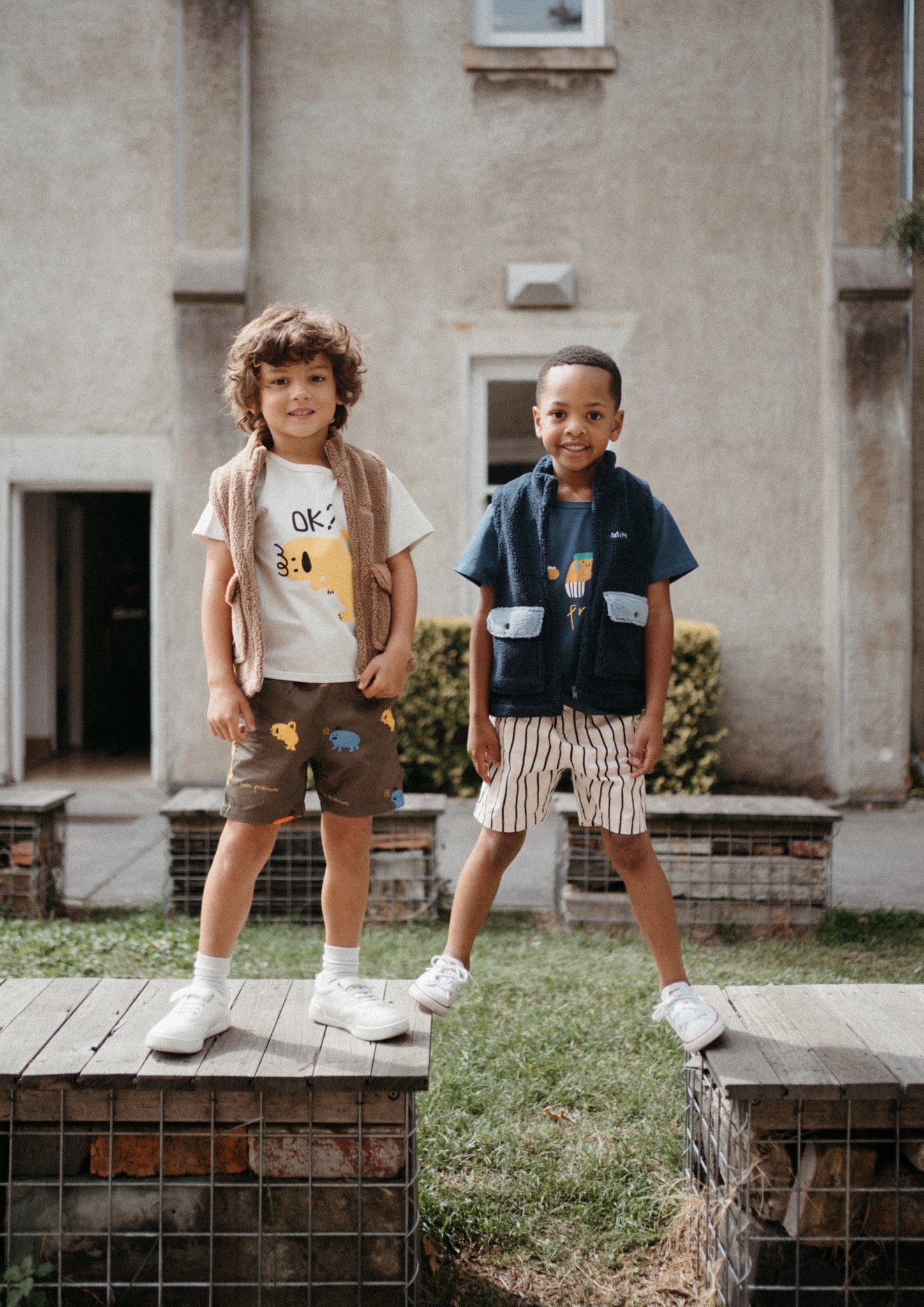 Striped shorts sales boys