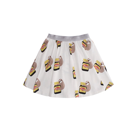 iMiN Kids Girls Skirt White Sloth