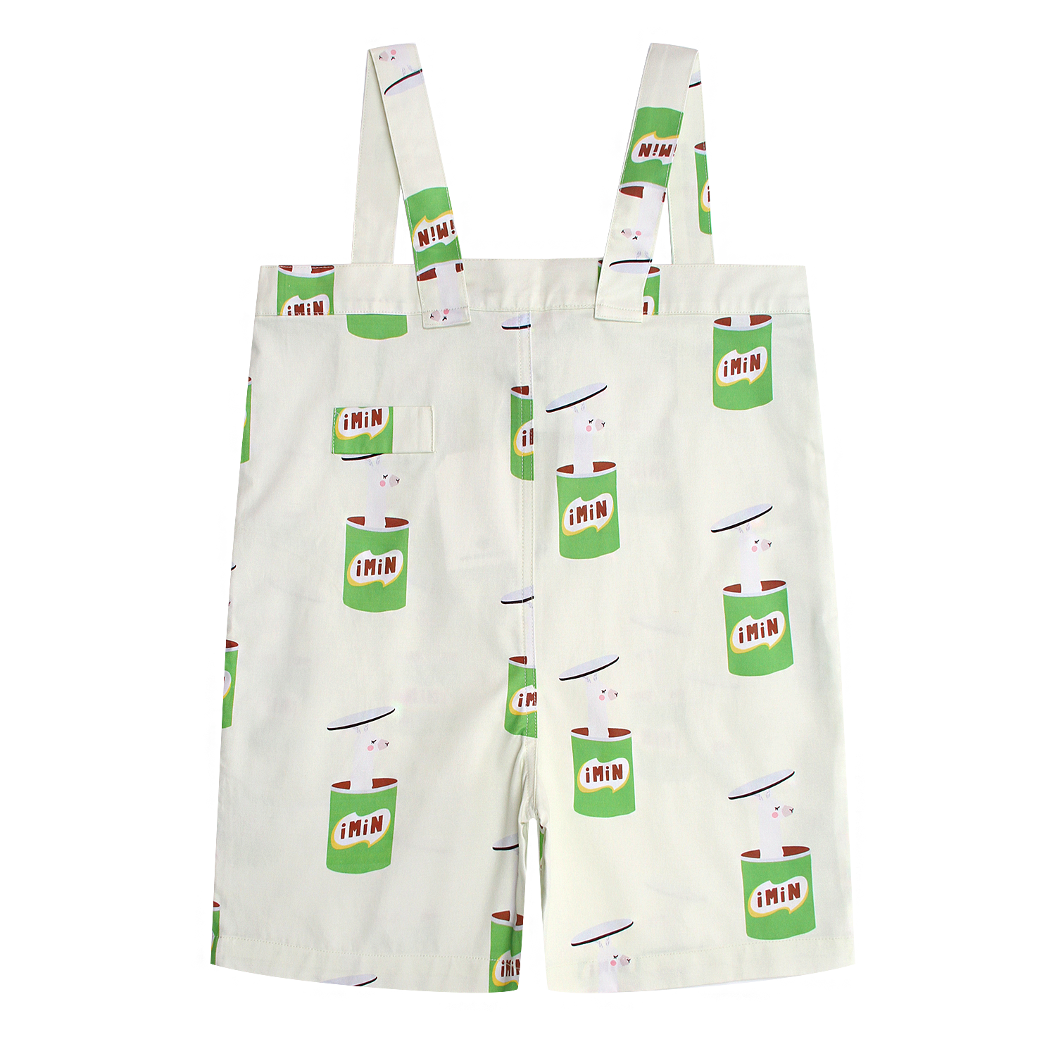 iMiN Kids Green Llama Jumpsuit