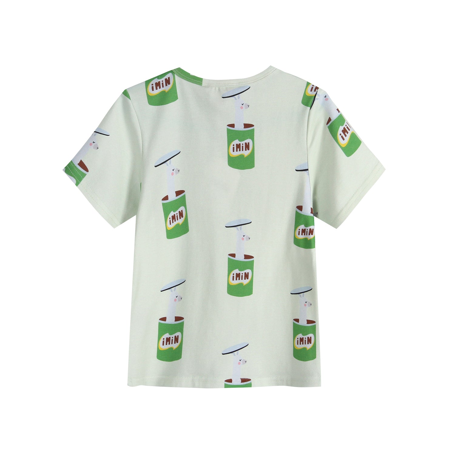iMiN Kids Green Llama T-shirt