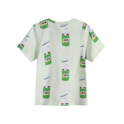 iMiN Kids Green Llama T-shirt