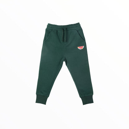 iMiN Kids Rainbow Pixel Watermelon Green Track Pants