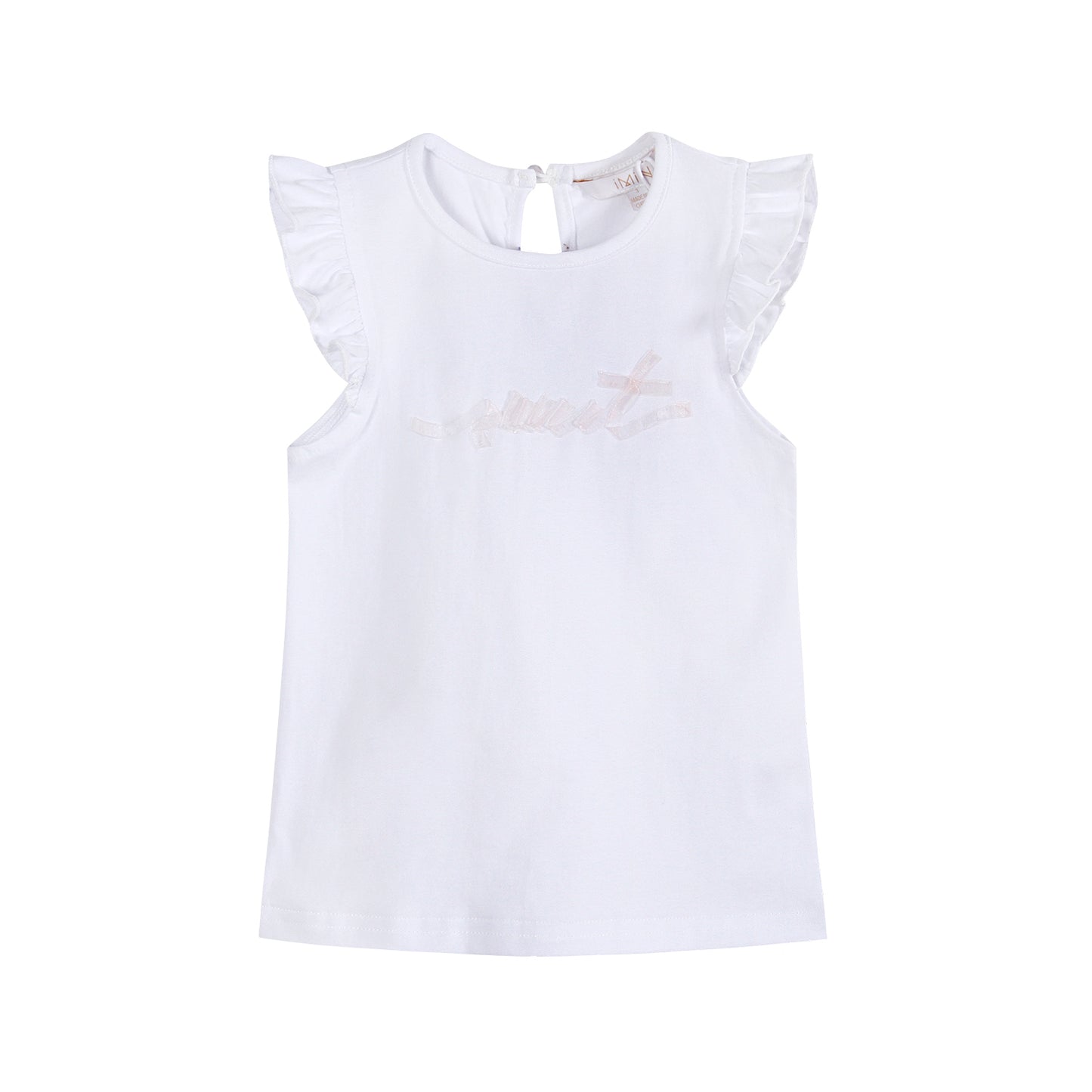 iMiN Kids Girls Frill Sleeve Sweet Top