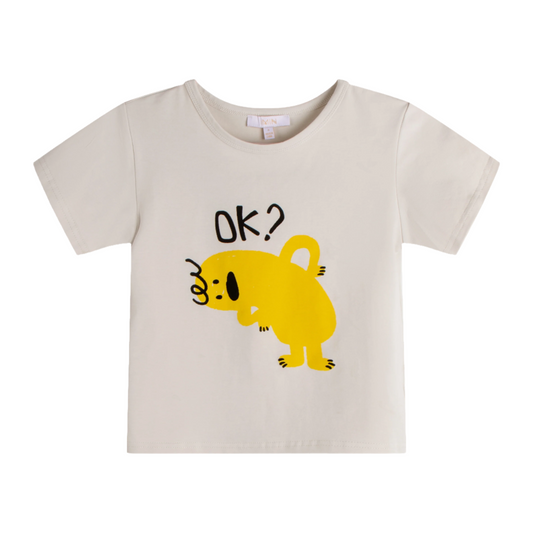 iMiN Kids Summer Fun T-shirt Grey Monster Friends