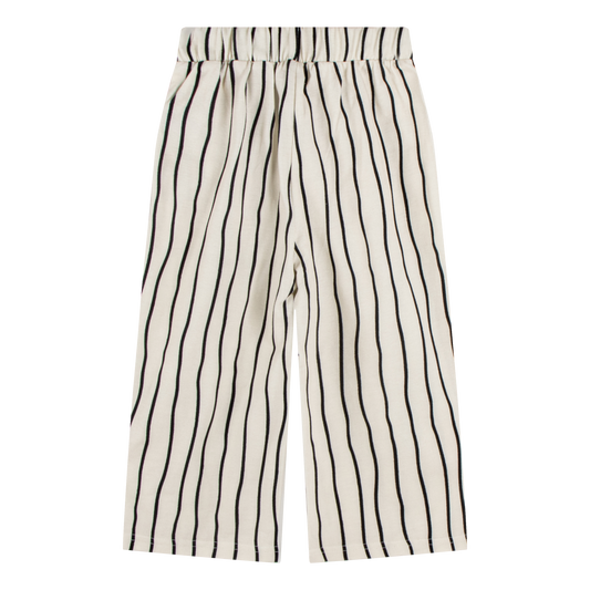 iMiN Kids Wide Leg Cotton Pants Vertical Striped