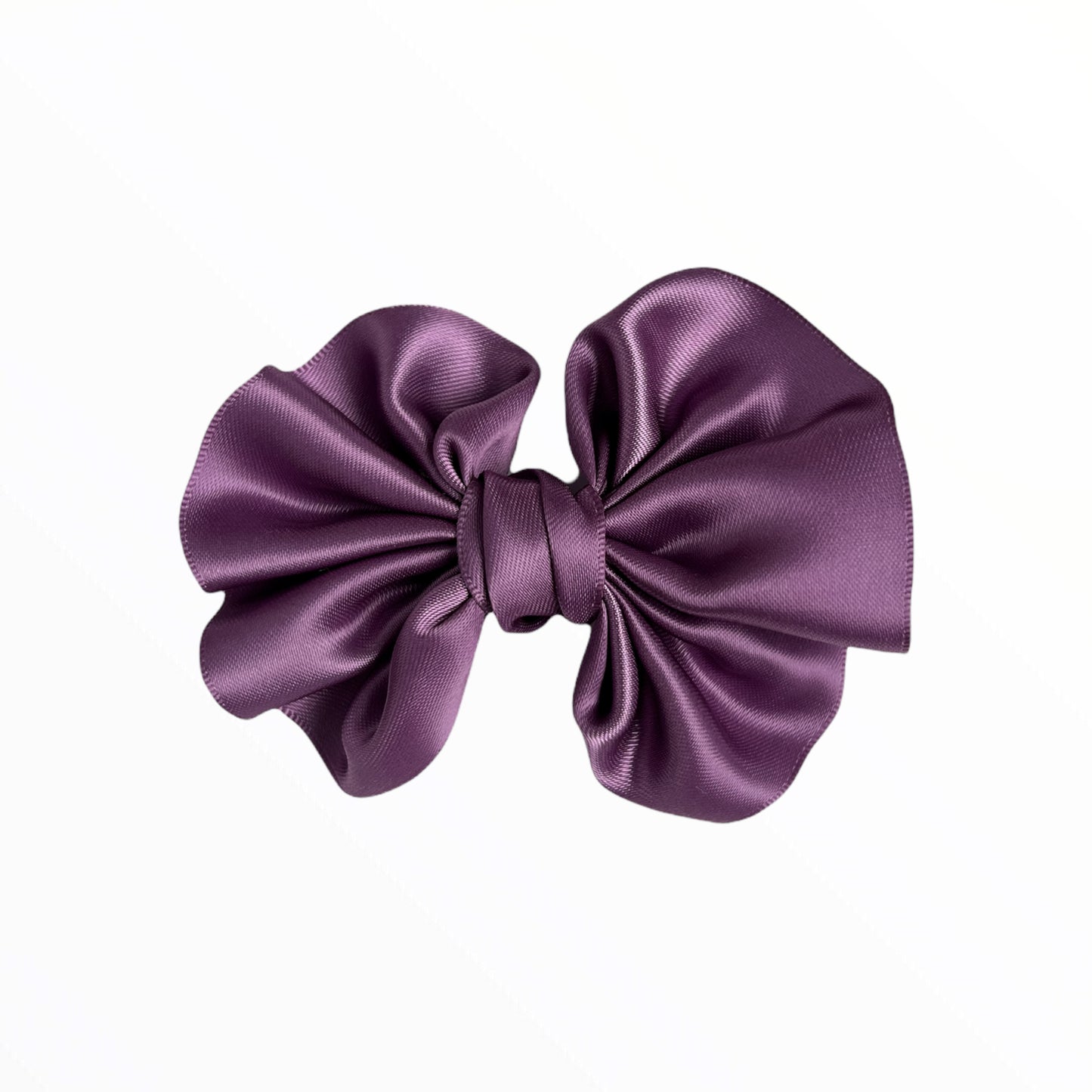 iMiN Kids Girls Handmade Satin Bow Hair Clip Violet