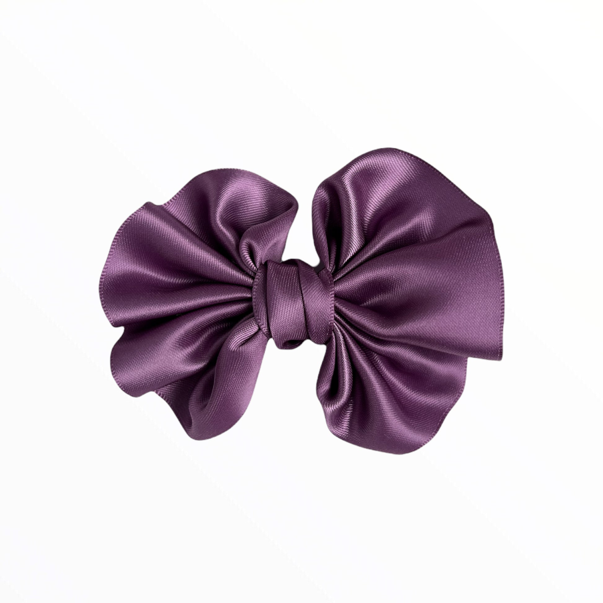 iMiN Kids Girls Handmade Satin Bow Hair Clip Violet
