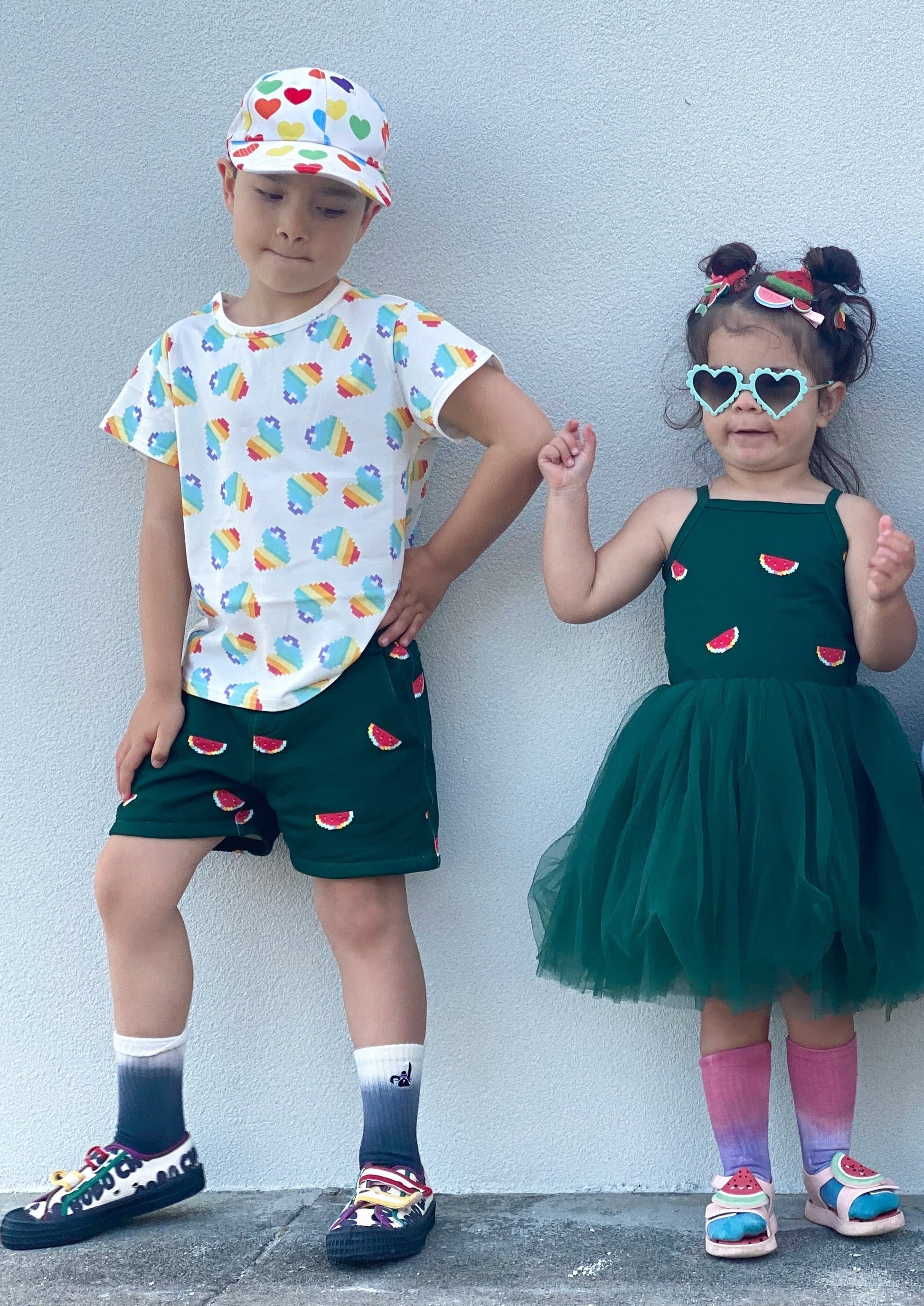 iMiN Kids Boys Summer Green Shorts